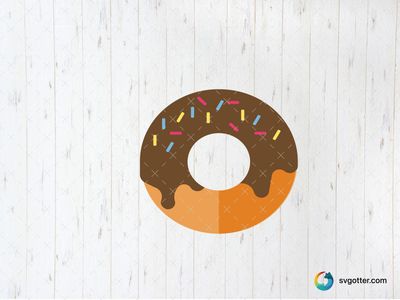 Sprinkle Donut Keychain, Best for food lovers, best on keychain, best to be applied with sublimation