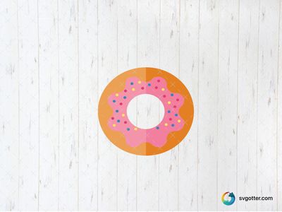 Sprinkle Donut Keychain, Best for dessert lovers, best on keychain, best to be applied with sublimation