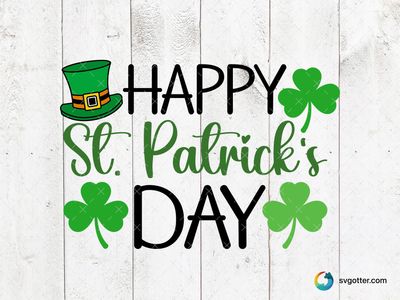St Patrick's Day Celebration, Best for holiday enthusiast, best on t-shirt, best to be applied with heat transfer vinyl