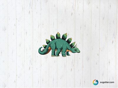 Stegosaurus Illustration, Best for child, best on t-shirt, best to be applied with sublimation