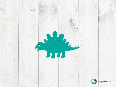 Stegosaurus Silhouette, Best for child, best on t-shirt, best to be applied with heat transfer vinyl