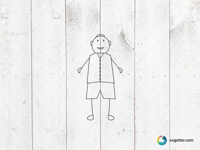 Stick Figure Character, Best for family, best on sticker, best to be applied with decal application