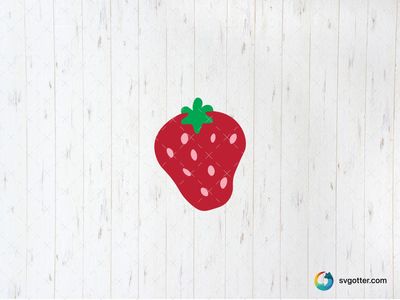 Strawberry Illustration, Best for food enthusiasts, best on t-shirt, best to be applied with sublimation