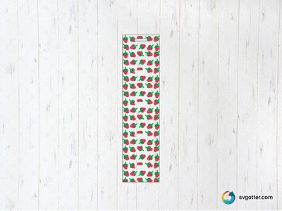 Strawberry Pattern Design, Best for artists, best on tote bags, best to be applied with sublimation