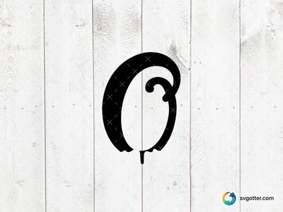 Stylized Letter Design, Best for artists, best on wall art, best to be applied with print and cut