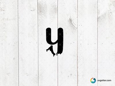 Stylized Letter U, Best for artists, best on wall art, best to be applied with print and cut
