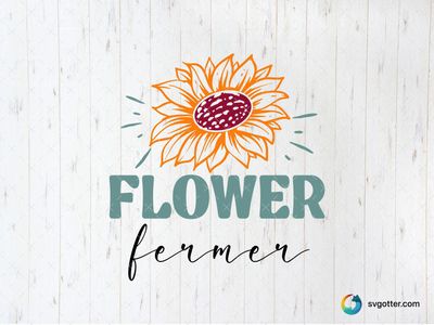 Sunflower Illustration, Best for gardeners, best on tote bags, best to be applied with sublimation