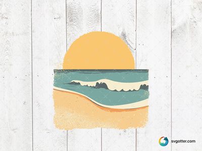 Sunset Beach Scene, Best for beach lovers, best on wall art, best to be applied with sublimation