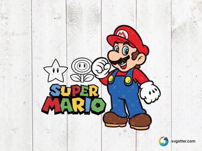 Super Mario Character, Best for gamers, best on t-shirt, best to be applied with screen printing