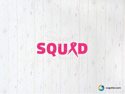 Support Squad Breast Cancer Awareness, Best for activists, best on t-shirt, best to be applied with screen printing