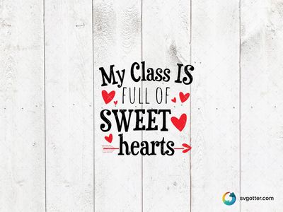 Sweet Classroom Hearts, Best for teachers, best on t-shirt, best to be applied with heat transfer vinyl