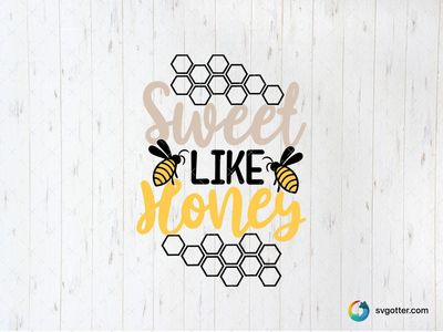 Sweet Honey Typography, Best for Swiftie fans, best on t-shirts, best to be applied with sublimation