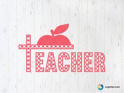 Teacher Apple Design, Best for teacher, best on t-shirt, best to be applied with heat transfer vinyl