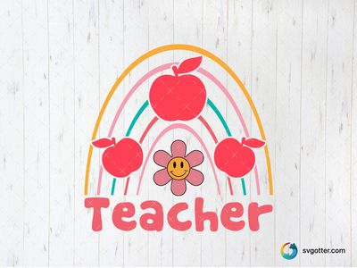 Teacher Appreciation Design, Best for teacher, best on t-shirt, best to be applied with sublimation