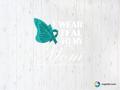 Teal for Mom Awareness, Best for activists, best on t-shirt, best to be applied with heat transfer vinyl