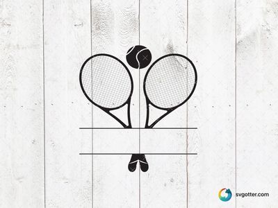 Tennis Rackets and Ball Design, Best for sports fans, best on t-shirt, best to be applied with screen printing