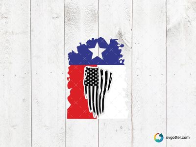 Texas Flag Silhouette, Best for Texans, best on t-shirt, best to be applied with screen printing