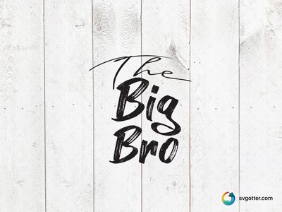 The Big Bro Design, Best for brother, best on t-shirt, best to be applied with heat transfer vinyl