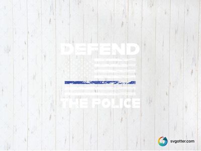 Thin Blue Line Design, Best for police supporters, best on t-shirt, best to be applied with screen printing