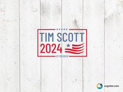 Tim Scott 2024 Campaign, Best for political enthusiasts, best on t-shirt, best to be applied with screen printing
