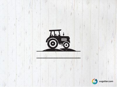 Tractor Silhouette, Best for farmer, best on t-shirt, best to be applied with screen printing