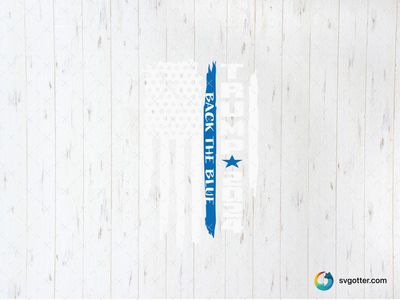 Trump 2024 Back the Blue Design, Best for political enthusiasts, best on t-shirt, best to be applied with screen printing