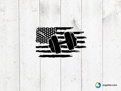 USA Fitness Flag, Best for fitness enthusiasts, best on t-shirt, best to be applied with heat transfer vinyl