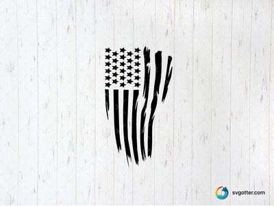 USA Flag Design, Best for patriot, best on t-shirt, best to be applied with screen printing