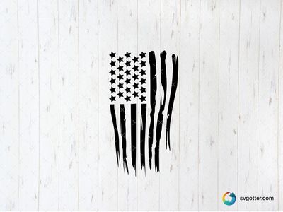 USA Flag Design, Best for patriots, best on t-shirt, best to be applied with screen printing