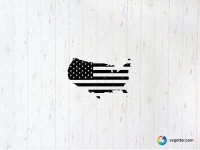 USA Flag Design, Best for patriots, best on t-shirt, best to be applied with screen printing