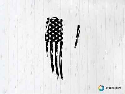 USA Flag Design, Best for patriots, best on t-shirt, best to be applied with screen printing