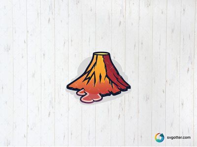 Volcanic Eruption Illustration, Best for geologists, best on wall art, best to be applied with digital printing