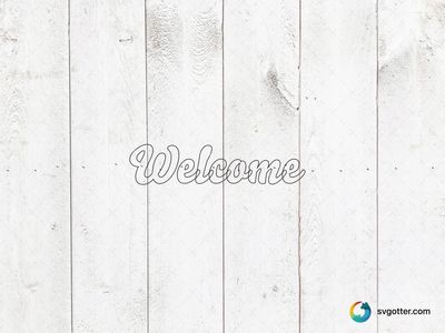 Welcome Typography, Best for home decor enthusiasts, best on wall art, best to be applied with decal application