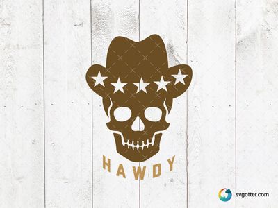 Western Skull Design, Best for friend, best on t-shirt, best to be applied with heat transfer vinyl