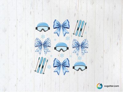 Winter Sports Pattern, Best for sports fans, best on sweatshirt, best to be applied with sublimation