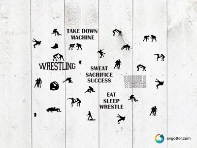 Wrestling Motivation Design, Best for athletes, best on t-shirt, best to be applied with heat transfer vinyl
